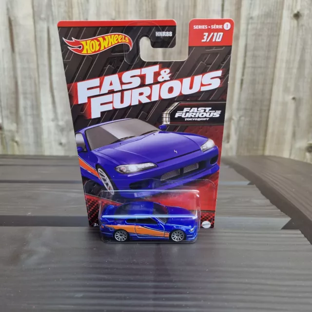 Hot Wheels Nissan Silvia S15 Fast & Furious Diecast Model Car 1:64 - New in Box