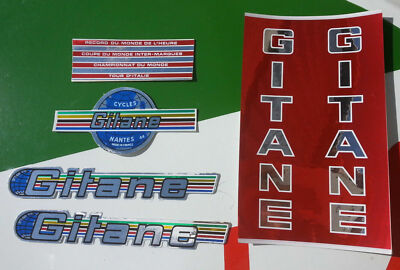 N.O.S deco autocollant decalque GITANE velo old french vintage bike bici 