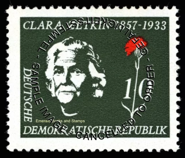EBS East Germany DDR 1957 - Clara Zetkin Centenary - Michel 592 - CTO