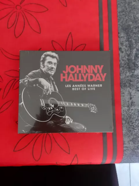 Johnny Hallyday Les Années Warner Best Of Live 3CD Coffret Digipack Scéllé