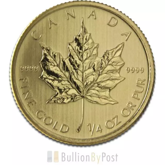 Quarter Ounce Gold Canadian Maple Best Value