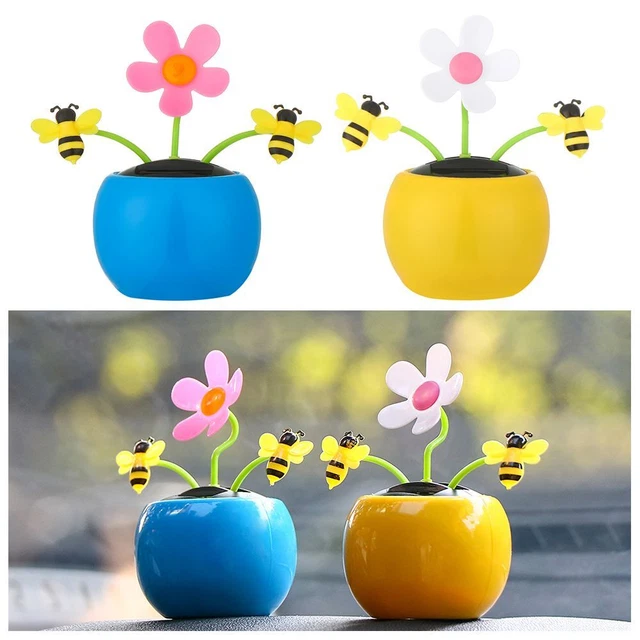 Flor danzante energía solar juguetes decoraciones para escritorio