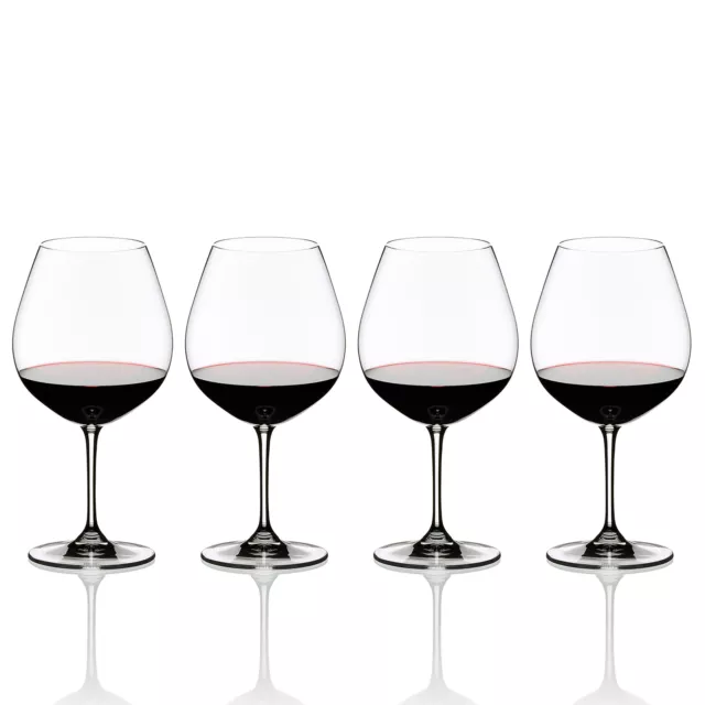 RIEDEL Serie VINUM Pinot Noir / Burgunder rot 725 ml 4 Stück im Set