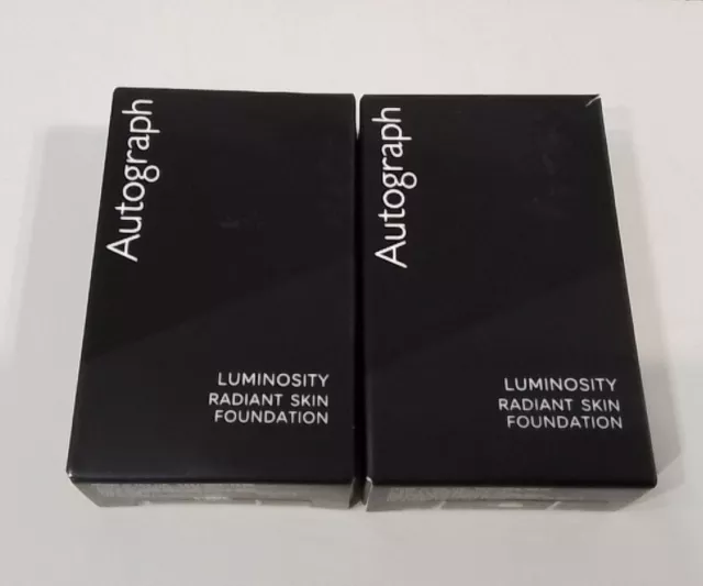 M&S Autograph Luminosity Radient Skin Foundation Shade DN78 X 2.