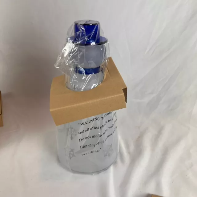 Vintage 2001 Avon Brilliant Snowman Lamp 11" Tall