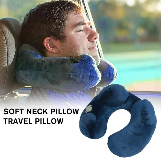 Travel Neck Pillow for Comfortable Sleep on Airplanes and Cars