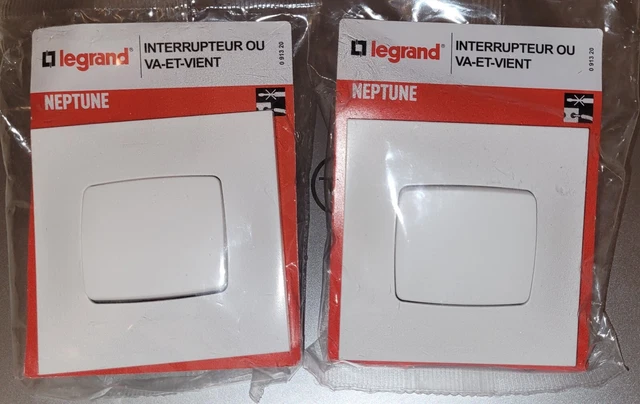Interrupteur Va-et-vient Neptune Legrand Neuf - Modèle Ancien, Fabrication Française