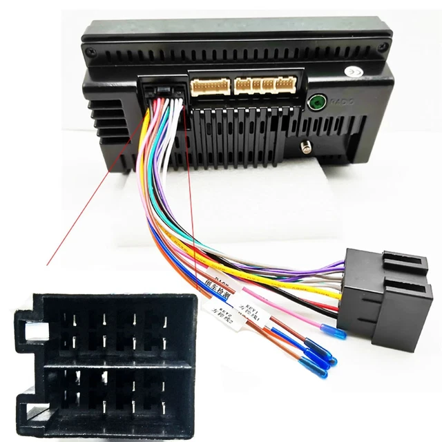 20 PIN ISO Wiring Harness Connector Adapter For Android Car Stereo