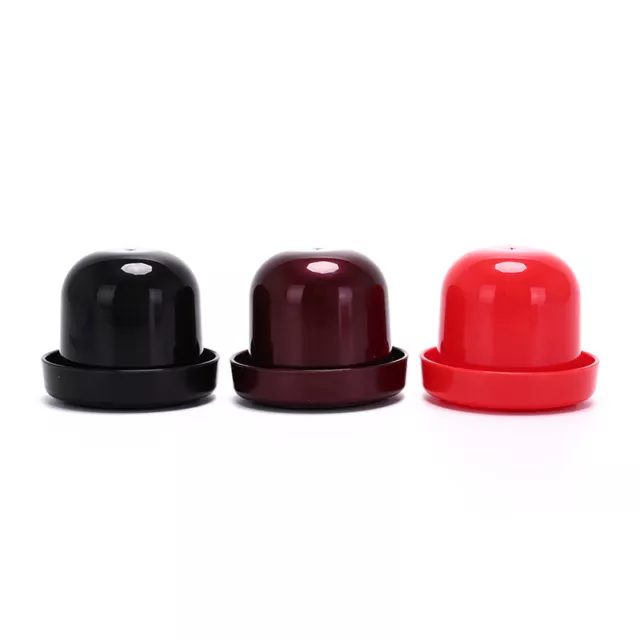 3color plastic cylinder shaped shaker case guessing game dice cup with 5 dice-QV