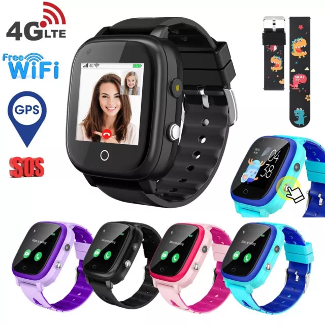 4G Kinder Smartwatch Telefonuhr GPS WiFi SOS Videoanruf Sprachchat Geschenk DE