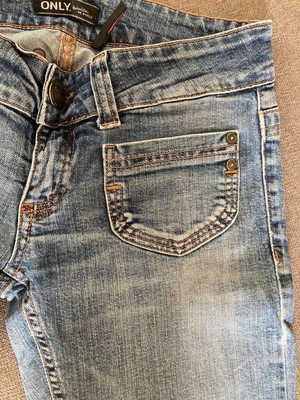 Do fairy register KLASSE HELLBLAUE ♥♥ ONLY EBBA ♥♥ Bootcut KULT Jeans 40 / L32 USED Säume  TOP! EUR 19,90 - PicClick DE