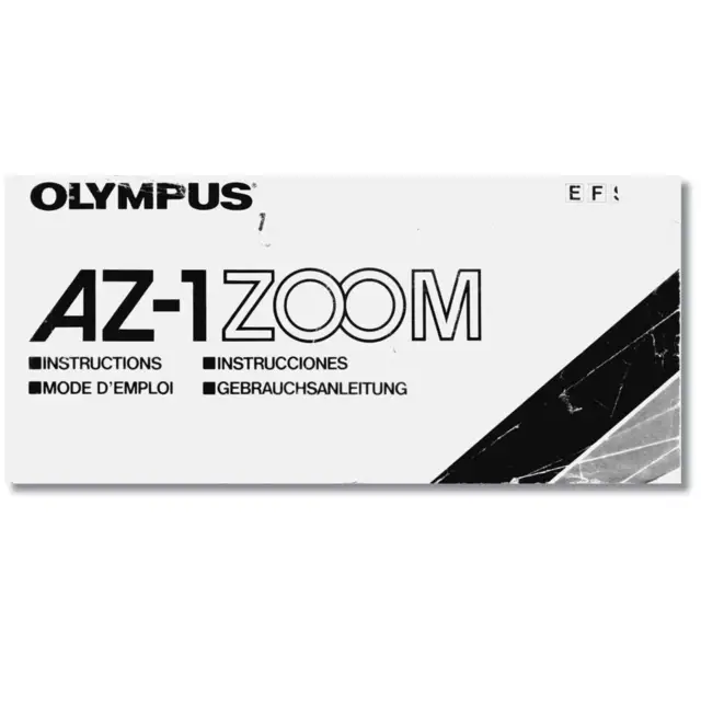 Olympus AZ-1 Zoom Camera Original Operating Manual Instructions User Guide Book