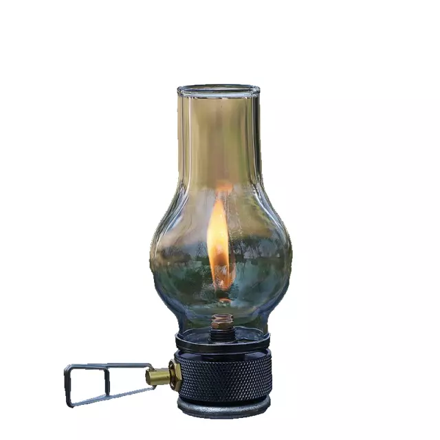 Portable Camping Lamp Butane Gas Light Candle Mini Compact Torch Outdoor Use