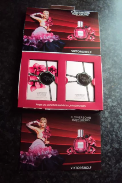 Victor&Rolf Flowerbomb Ruby Orchid EDP Parfum DUO Geschenk Set travel to go  NEU