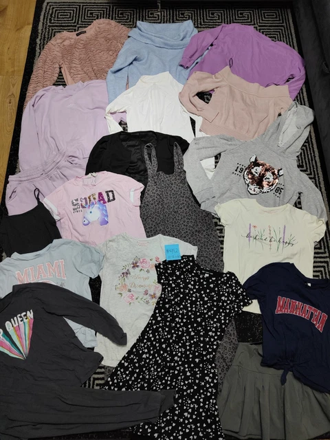 #912💜 Huge Bundle Of Girls Clothes 11-12years GEORGE NEXT PRIMARK H&M RIVER ISL
