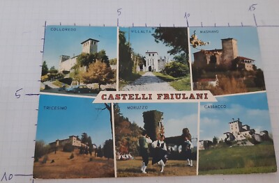 CASTELLI FRIULANI VIAGGIATA 1972 