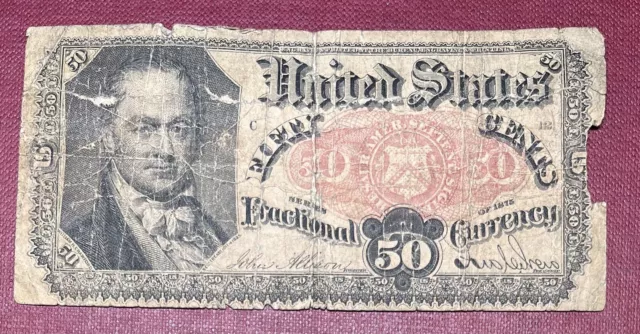 1874 5th Issue 50 Cents Fractional Currency Circulated #62932