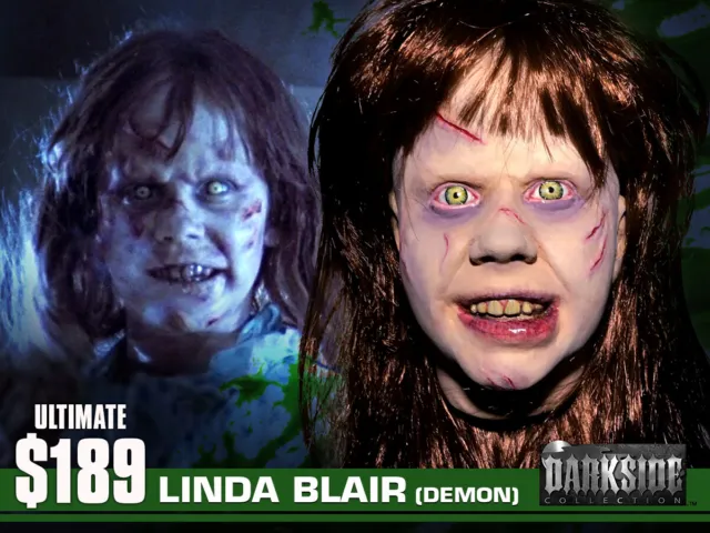 SUPREME LINDA BLAIR THE EXORCIST Painted Life Cast Life-Mask Lightweight Resin