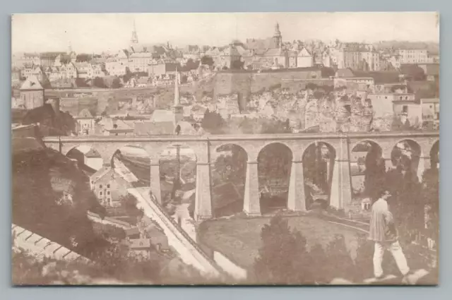 Le Bock Fortifications "1866" LUXEMBOURG City~Antique Postcard CPA AK 1910s