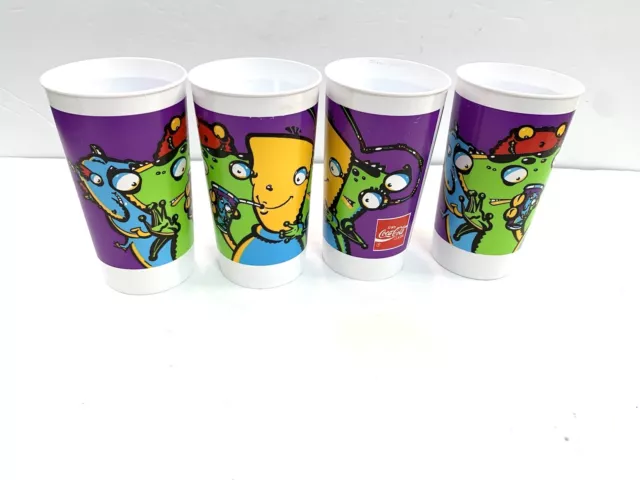 Vintage Coca Cola “The Collectibles” Cups Aliens Set of 4