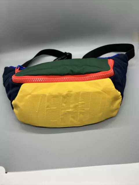 Zara Fanny Pack  Nylon Multi-Colored YEAH! One Size EUC Unisex Yellow Green Blue