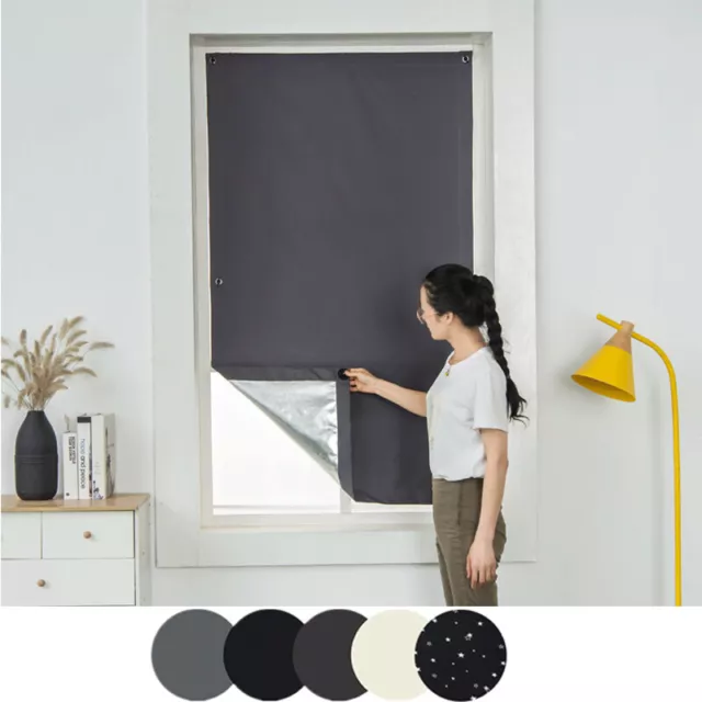 Portable Blackout Blind Suction Cup Travel Window Curtain Sunshade Home Supplies