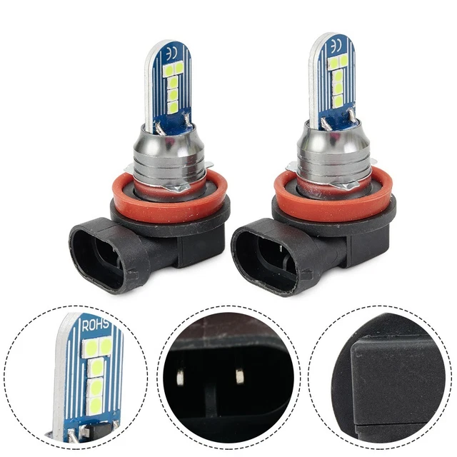 2pcs/ Kit Lime Green LED Bulbs H11 H8 Car Truck Fog Lights Fog Lamp Replacement