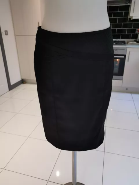 Black lined pencil clearance skirt uk