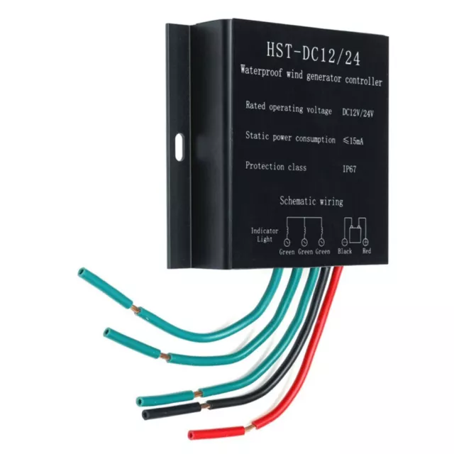 Controlador de carga de generador turbina eólica, 6000-8000W, 12V/24V CC impermeable