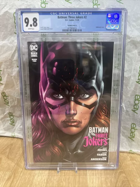 Batman Three Jokers #2 CGC 9.8 2020 DC Comics Jason Fabok Variant A Cover