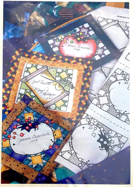 NIP Label of Love Signature Personalized Printed You Color Cotton Quilt Labels