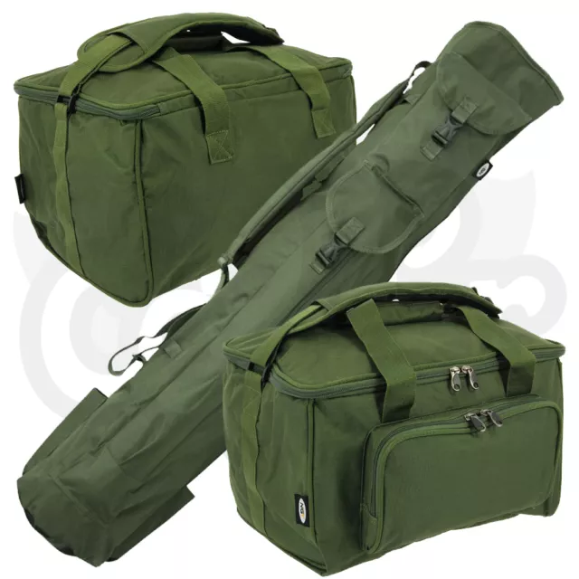 Carp Coarse Fishing Luggage Set Quiver Rod holdall & Deluxe Padded Carryall