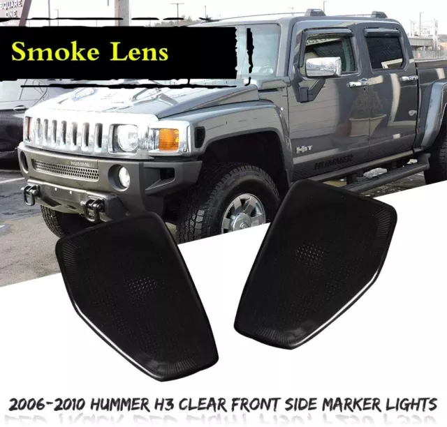 Hummer H3 Blinker Cornerlights Seitenleuchten Klarglas Seitenblinker smoke