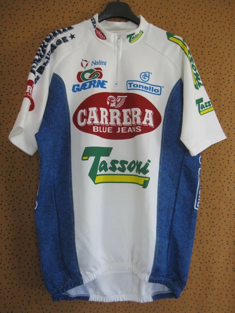 Maillot Cycliste Nalini – Carrera Tassoni – Tour 1993 – Taille L – Manches Courtes