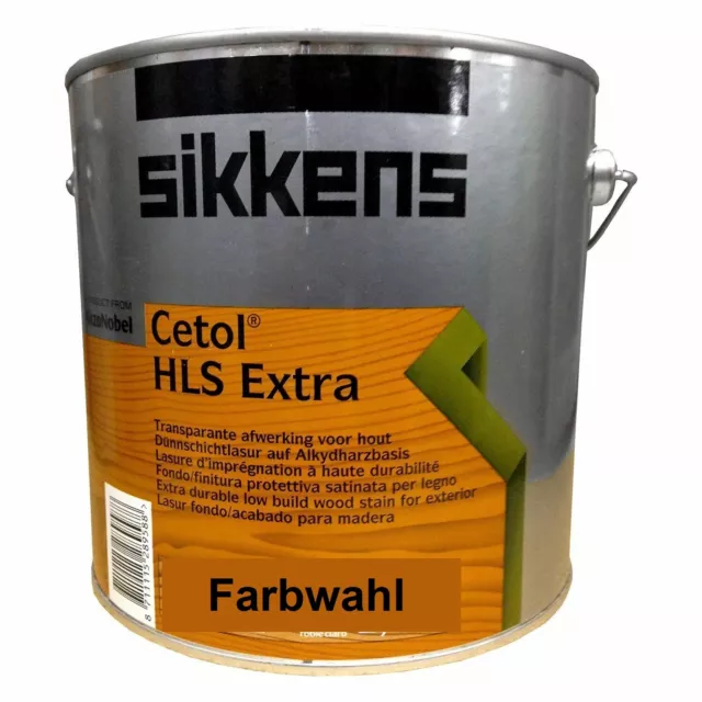 Sikkens Cetol HLS Extra 0,5 L Dünnschicht Lasur Holzschutz (Farbwahl)