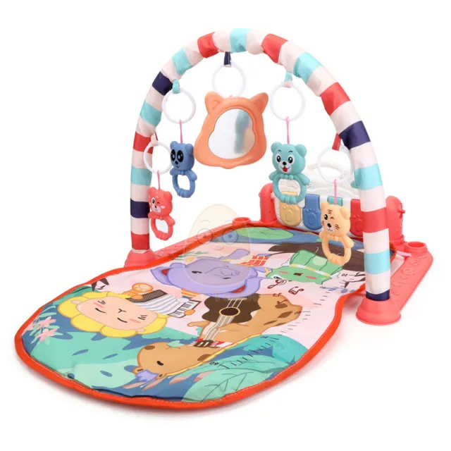 Baby Musical Activity Center Kick Play Piano Soft Baby Gym Floor Play Mat Toy 2