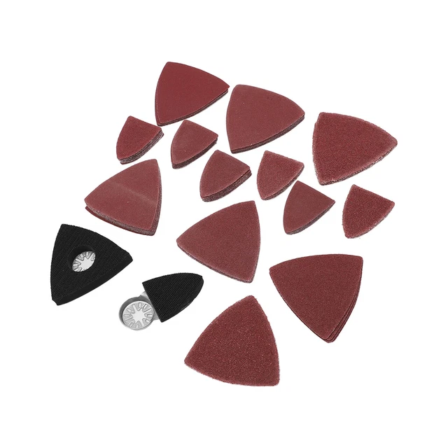 Kit De Patins De Ponçage Pour Outil Oscillant Polyvalent 60 80 120 180 240 Grain