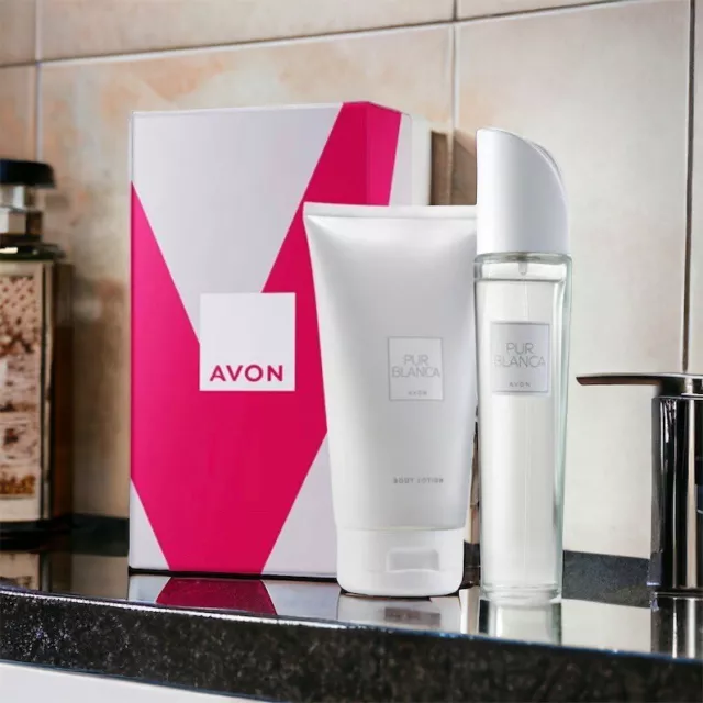 Avon: Set Regalo Pur Blanca Eau De Toilette  + Lozione Corpo  Offerta