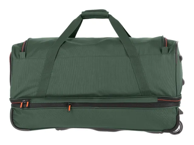 Bolsa de viaje travelite Basics Wheeled Duffle M carro verde oscuro verde oscuro 3