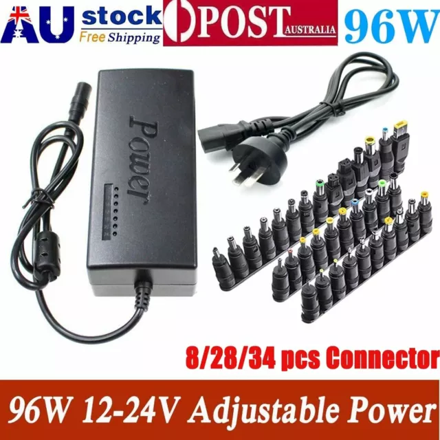 DC 12-24V Universal Adjustable Power Supply Charger Adapter For Notebook Laptop