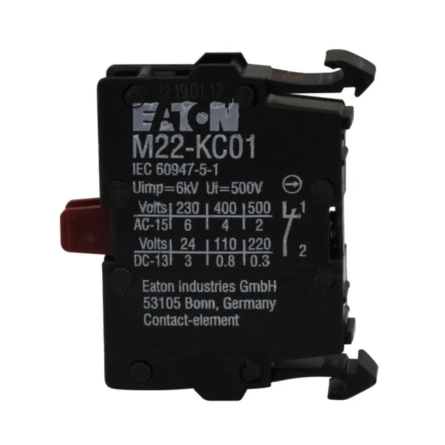 Bloc de contact Eaton - M22-KC01