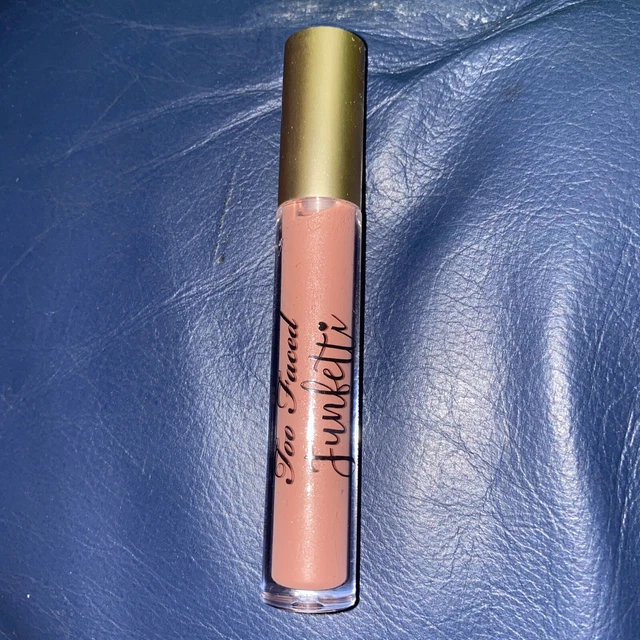 Too Faced funfetti ultra felpa brillo labial en mocha congelado totalmente nuevo sin caja
