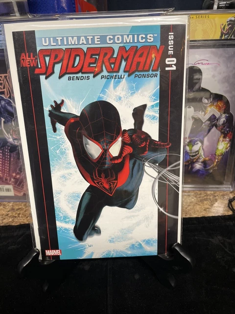 🔥ULTIMATE COMICS SPIDER-MAN 1 2011 💎Miles' Origin and 🔑2nd Appearance, 🔥Hot!