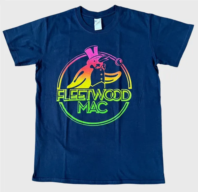 Fleetwood Mac 2015 Mens World Tour T-shirt, Navy Blue, Size Medium