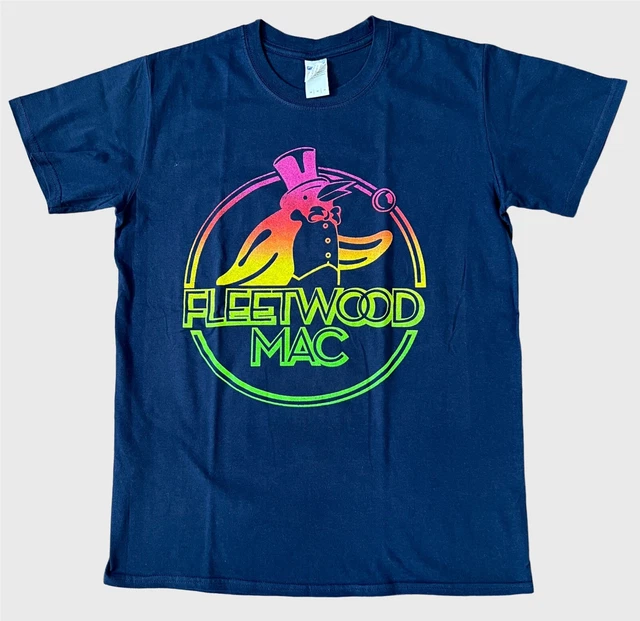 Fleetwood Mac 2015 Mens World Tour T-shirt, Navy Blue, Size Medium Fleetwood Mac 2015 Mens World Tour T-shirt, Navy Blue, Size Medium