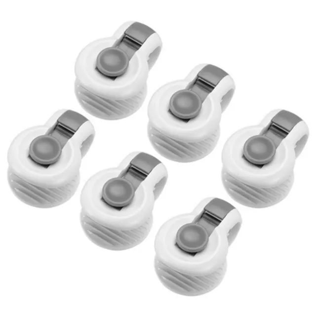 6PCS Duvet Cover Clips No Pins Comforter Fasteners Keep Corner in Place C1C3