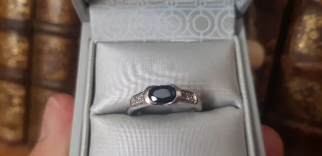 Bague saphir bleu maty outlet