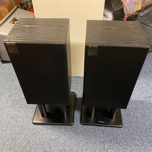 KEF C SERIES C45 SP 3125 Speakers Pair 100w with Atacama Stands Black £ ...