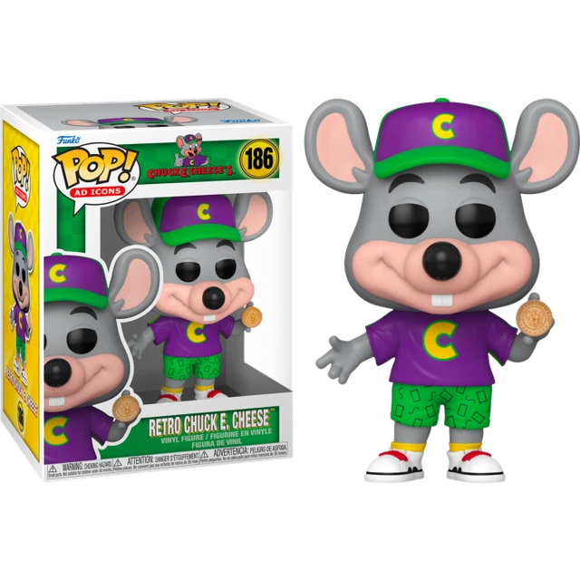 Chuck E Cheese Retro Chuck E Cheese 186 Funko Pop Vinyl Figure New Chuck E Cheese Retro Chuck E Cheese 186 Funko Pop Vinyl Figure New