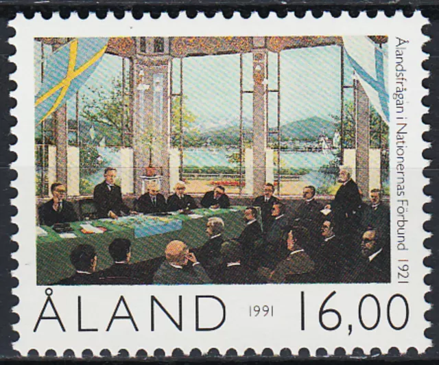 Åland 70th Ann Åland Autonomy 1991 MNH-9 Euro